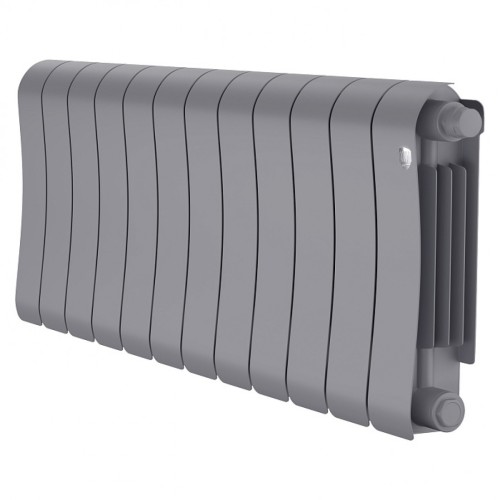 Радиатор биметаллический Royal Thermo Infinity 300 Silver Satin VR - 12 секционный (НС-1696348 РОЯЛ ТЕРМО)