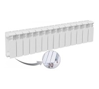 Радиатор биметаллический секционный Rifar Base Ventil 200 14 секций, нижнее левое подключение