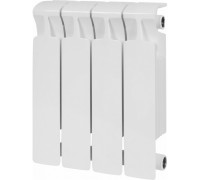 Радиатор биметаллический монолитный Rifar Monolit 350 4 секции, боковое подключение