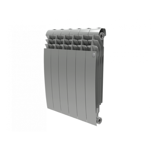 Радиатор Royal Thermo 500 х 6 секций BiLiner Silver Satin биметаллический секционный