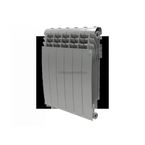 Радиатор Royal Thermo 500 х 6 секций BiLiner Silver Satin биметаллический секционный