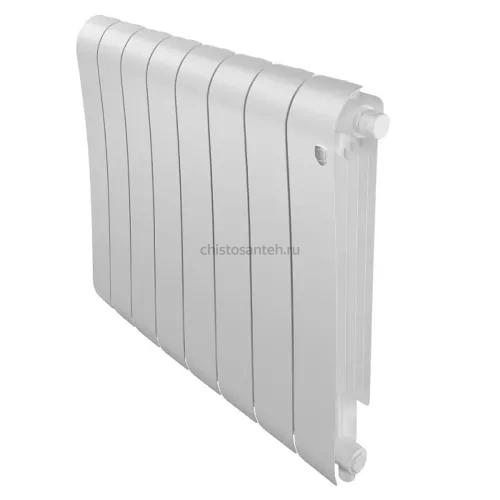 Радиатор биметаллический Royal Thermo Infinity 500 Bianco Traffico VR - 8 секционный (НС-1658380 РОЯЛ ТЕРМО)