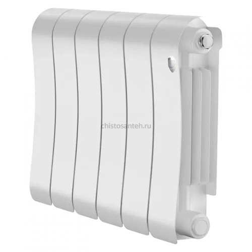 Радиатор биметаллический Royal Thermo Infinity 300 Bianco Traffico - 6 секционный (НС-1683690 РОЯЛ ТЕРМО)