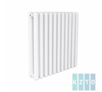 Радиатор стальной 2-х трубчатый Гармония С40 2-2000-5 секций, боковое подключение, белый КЗТО