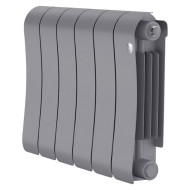 Радиатор биметаллический Royal Thermo Infinity 300 Silver Satin - 6 секционный (НС-1683696 РОЯЛ ТЕРМО)