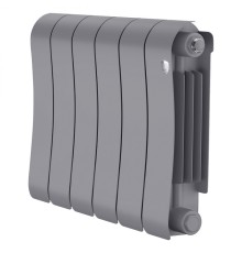Радиатор биметаллический Royal Thermo Infinity 300 Silver Satin - 6 секционный (НС-1683696 РОЯЛ ТЕРМО)