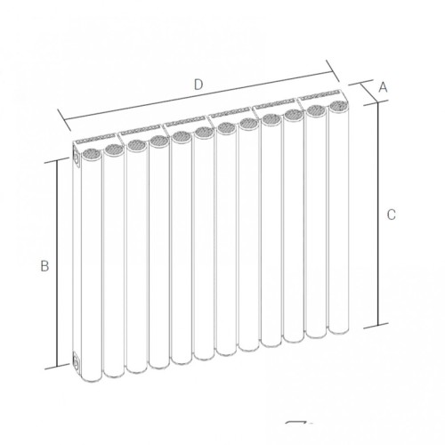 Радиатор АСКОН Organ РСО 80/900 (11 секций, 28,71 м, 940м х 1027м)