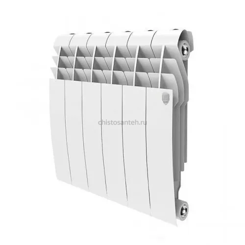 Радиатор Royal Thermo 350 х 12 секций BiLiner Bianco Traffico биметаллический секционный