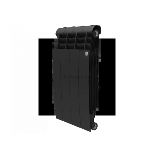 Радиатор Royal Thermo 500 х 4 секции BiLiner Noir Sable биметаллический секционный
