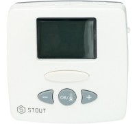 Термостат комнатный электронный WFHT-LCD с выносным датчиком STOUT