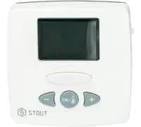 Термостат комнатный электронный WFHT-LCD с выносным датчиком STOUT