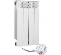 Радиатор биметаллический секционный Rifar Base Ventil 500 4 секции, нижнее левое подключение