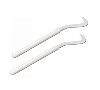 Комплект плоских кронштейнов с дюбелями 7,2х170 мм, белый Royal Thermo