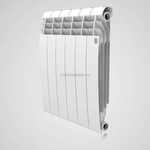Радиатор алюминиевый секционный Royal Thermo Biliner Alum Bianco Traffico 500 х 8 секций