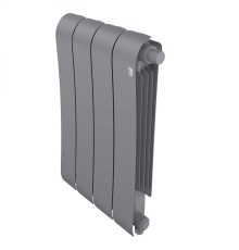 Радиатор биметаллический Royal Thermo Infinity 500 Silver Satin VR - 4 секционный (НС-1658387 РОЯЛ ТЕРМО)