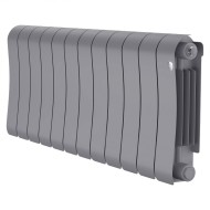 Радиатор биметаллический Royal Thermo Infinity 300 Silver Satin - 12 секционный (НС-1683522 РОЯЛ ТЕРМО)