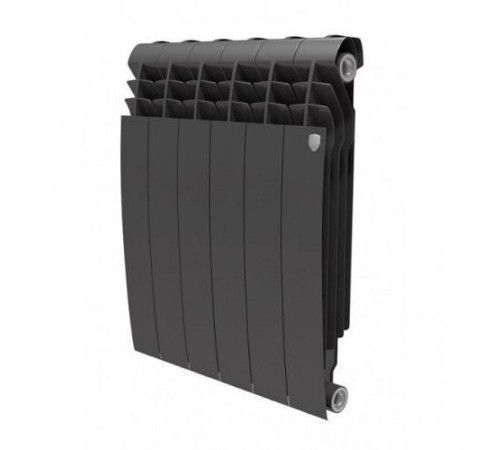 Радиатор алюминиевый секционный Royal Thermo Biliner Alum Noir Sable 500 х 4 секции Радиатор алюминиевый секционный Royal Thermo Biliner Alum Noir Sable 500 х 4 секции