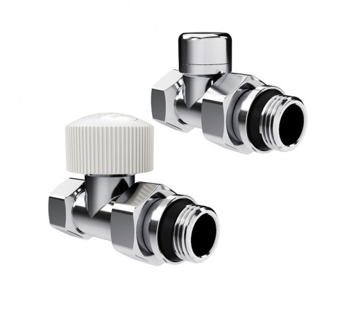 Набор термостатический прямой Royal Thermo Design 1/2М30x1.5, хром (Роял Термо) Набор термостатический прямой Royal Thermo Design 1/2М30x1.5, хром (Роял Термо)