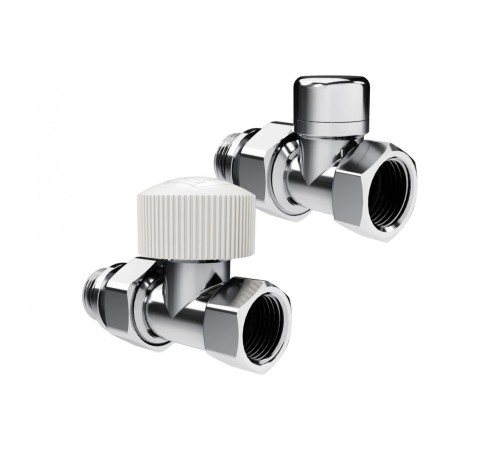 Набор термостатический прямой Royal Thermo Design 1/2М30x1.5, хром (Роял Термо) Набор термостатический прямой Royal Thermo Design 1/2М30x1.5, хром (Роял Термо)