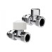 Набор термостатический прямой Royal Thermo Design 1/2М30x1.5, хром (Роял Термо)