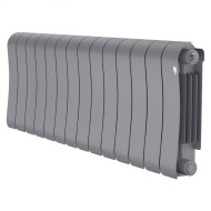 Радиатор биметаллический Royal Thermo Infinity 300 Silver Satin - 14 секционный (НС-1683526 РОЯЛ ТЕРМО)