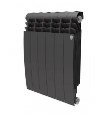 Радиатор алюминиевый секционный Royal Thermo Biliner Alum Noir Sable 500 х 6 секций