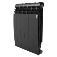 Радиатор алюминиевый секционный Royal Thermo Biliner Alum Noir Sable 500 х 8 секций