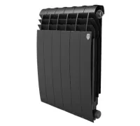Радиатор алюминиевый секционный Royal Thermo Biliner Alum Noir Sable 500 х 8 секций