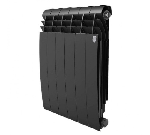 Радиатор алюминиевый секционный Royal Thermo Biliner Alum Noir Sable 500 х 8 секций Радиатор алюминиевый секционный Royal Thermo Biliner Alum Noir Sable 500 х 8 секций