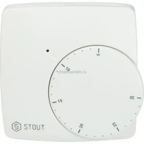 Термостат проводной электронный WFHT-BASIC со светодиодом STOUT