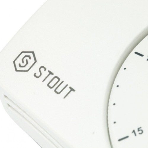 Термостат проводной электронный со светодиодом WFHT-BASIC STOUT