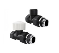 Набор термостатический прямой Royal Thermo Design 1/2М30x1.5, черный (Роял Термо)