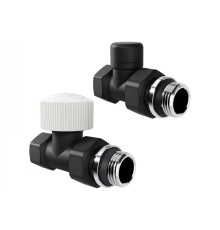 Набор термостатический прямой Royal Thermo Design 1/2М30x1.5, черный (Роял Термо)