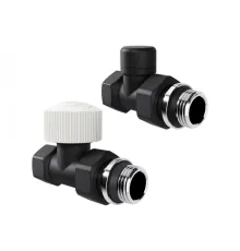 Набор термостатический прямой Royal Thermo Design 1/2М30x1.5, черный (Роял Термо)