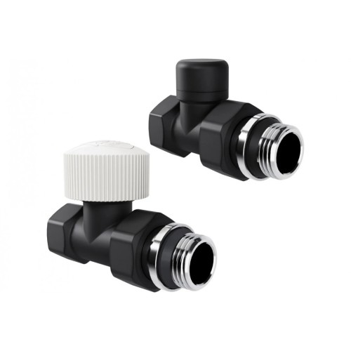 Набор термостатический прямой Royal Thermo Design 1/2М30x1.5, черный (Роял Термо)