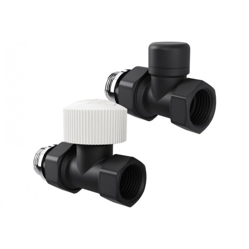 Набор термостатический прямой Royal Thermo Design 1/2М30x1.5, черный (Роял Термо)