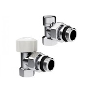 Набор термостатический угловой Royal Thermo Design 1/2М30x1.5, хром (Роял Термо)