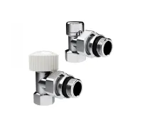Набор термостатический угловой Royal Thermo Design 1/2М30x1.5, хром (Роял Термо)
