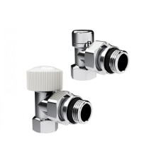 Набор термостатический угловой Royal Thermo Design 1/2М30x1.5, хром (Роял Термо)