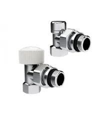 Набор термостатический угловой Royal Thermo Design 1/2М30x1.5, хром (Роял Термо)
