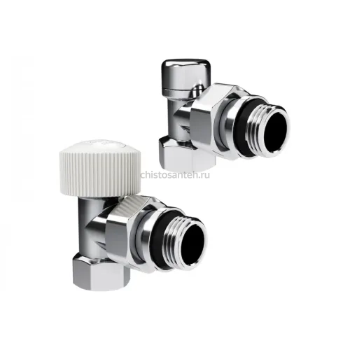 Набор термостатический угловой Royal Thermo Design 1/2М30x1.5, хром (Роял Термо)