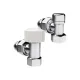 Набор термостатический угловой Royal Thermo Design 1/2М30x1.5, хром (Роял Термо)