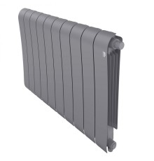 Радиатор биметаллический Royal Thermo Infinity 500 Silver Satin VR - 10 секционный (НС-1658386 РОЯЛ ТЕРМО)