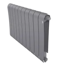 Радиатор биметаллический Royal Thermo Infinity 500 Silver Satin VR - 10 секционный (НС-1658386 РОЯЛ ТЕРМО)