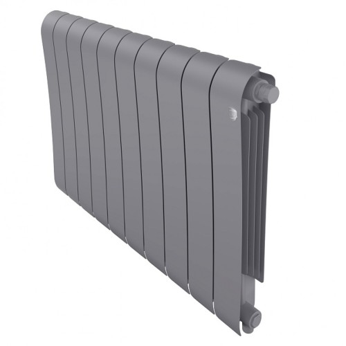 Радиатор биметаллический Royal Thermo Infinity 500 Silver Satin VR - 10 секционный (НС-1658386 РОЯЛ ТЕРМО)