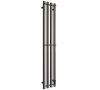 Электрический полотенцесушитель X-4 Plaza Neo  180/18  Оружейная сталь (Dvin)