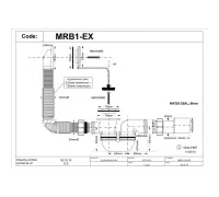Сифон для ванны с раздвижным переливом 40/50 McALPINE MRB1-EX