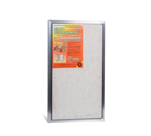 Люк ревизионный под плитку Практика EuroFormat-R алюминиевый 400x700 мм скрытый нажимной