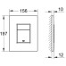 Кнопка смыва GROHE золото глянец Skate Cosmopolitan 38732GL0 (Грое)
