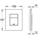 Кнопка смыва GROHE золото глянец Skate Cosmopolitan 38732GL0 (Грое)